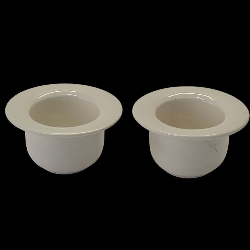 Artica by Arabia of Finland Single Egg Cup Pair Off White Ceramic Discontinued